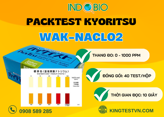 Bộ test natri clorit WAK-NaClO2